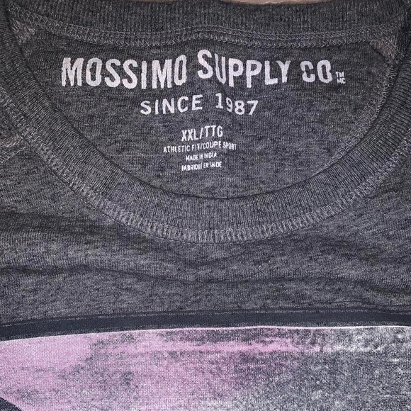 Mossimo Supply Co. Men's Gray Graphic Crewneck Sweater - Picture 8 of 11